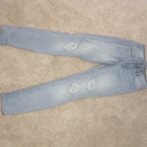 Light wash jeggings